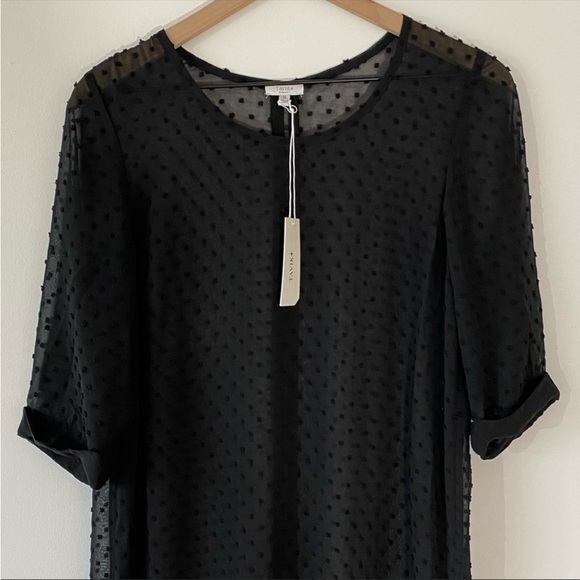 TAVIK swimwear. Caftan swimsuit cover up.
Sheer black w/side slits. Medium - Picture 3 of 7